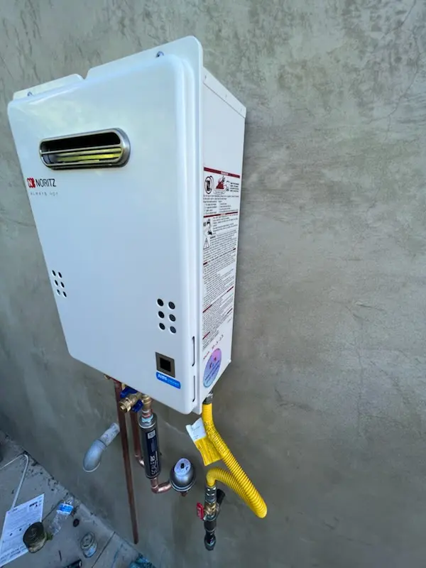 Tankless water heater installation for Manchester Lakes homes